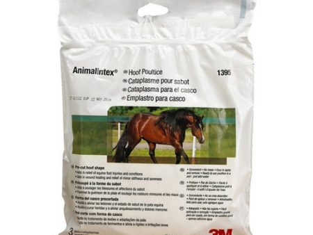 Animalintex Poultice PadHoof Poultice 3 Packets by 3M Online Sale