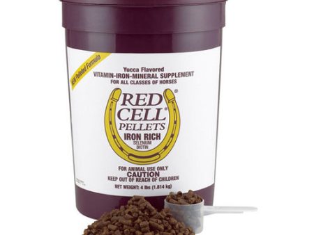 Red Cell Vitamin-Iron-Mineral Supplement for Horses 4 Lbs by Horse Health Products Online Hot Sale