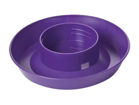 Plastic Screw-On Poultry Waterer Base for Quart Jar Purple 1 Count by Miller Little Giant For Discount