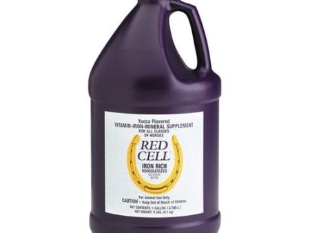 Red Cell Vitamin-Iron-Mineral Supplement for Horses 1 Gallon by Horse Health Products For Cheap