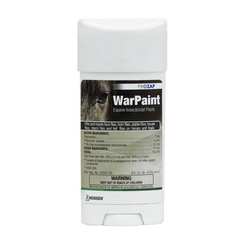 War Paint Insecticidal Paste for Horses 3.4 Oz by Prozap Supply