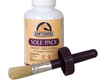 Sole Pack Hoof Dressing for Horses PT with applicator 16 Oz by Hawthorne Online Sale