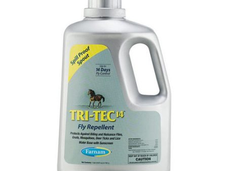 Tri-Tec 4 Horse Fly SprayEasy Pour Refill 1 Gallon by Farnam For Cheap