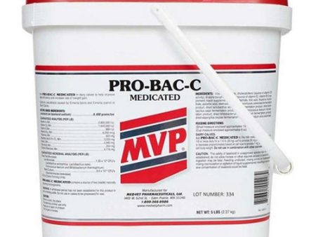 Pro-Bac-C Medicated 5 Lbs by Mvp Med-Vet Pharmaceuticals, Ltd. Online Hot Sale