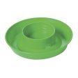 Plastic Screw-On Poultry Waterer Base for Quart Jar Green 1 Count by Miller Little Giant Online Hot Sale