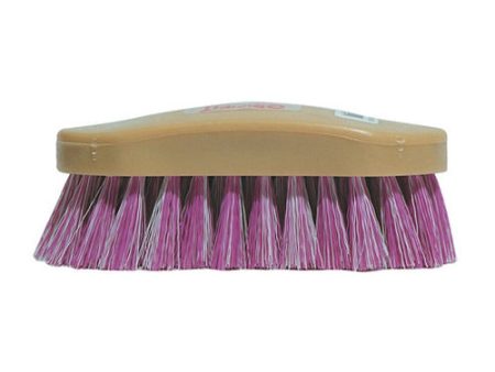 The Pony Brush - 1-1 2  (soft) Raspberry White 1 Count by Grip-Fit Supply