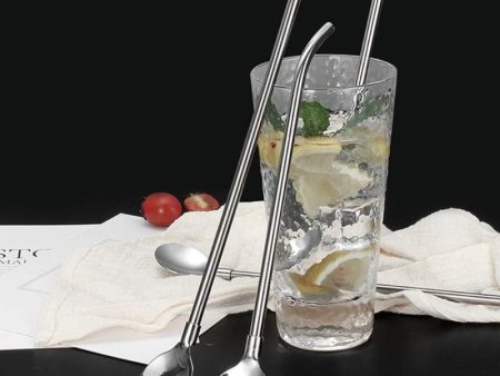 Metal Straw Spoon 6 PCS Online Sale