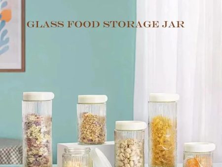 6 PCS Stackable Glass Bottles For Cheap