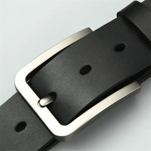 Men s Leather Belt Black Causal Wear Online