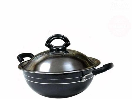 Hopper Pan Non-Stick with Lid Hot on Sale