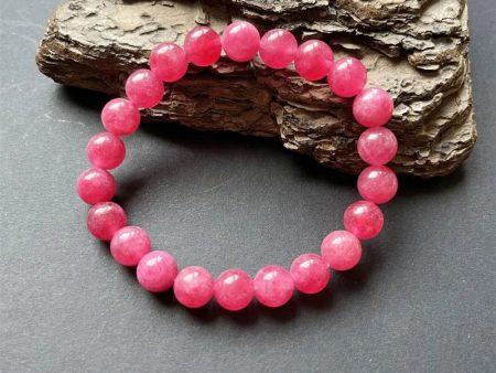 Natural Rhodochrosite Beads Bracelet 8 mm Discount