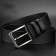 Men s Leather Belt Black Causal Wear Online