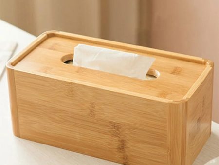 Bamboo Wooden Tissue Box Online now