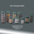 9 PCS Glass Storage Bottles Gift Pack Online Sale