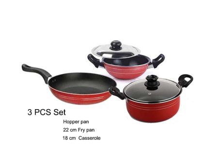 3 PCS Non Stick Cookware Set For Discount