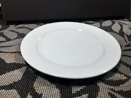 White Ceramic Side Plate 6.5  Fashion