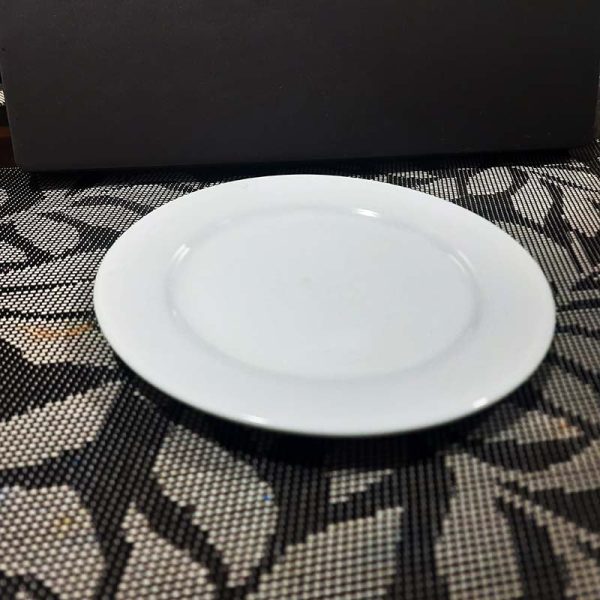 White Ceramic Side Plate 6.5  Fashion