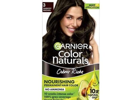 Garnier Hair Color Darkest Brown 35ml Supply