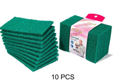 Kitchen Scrubber Pad 10 PCS Online Hot Sale