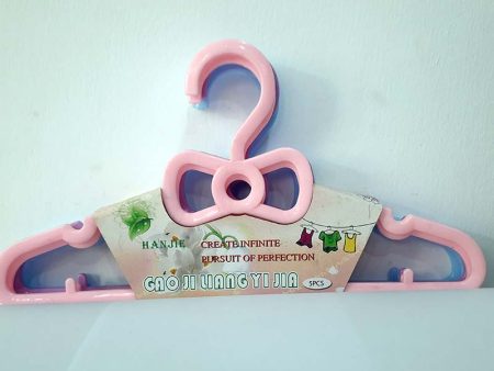 5 PCs Kids Clothes Plastic Hanger Cheap