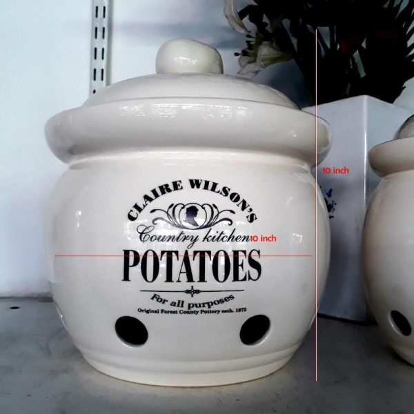 Country Kitchen Potato Storage Jar For Cheap