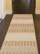 Trans Ocean Carmel 8435 12 Stripe Khaki Area Rug by Liora Manne Online Sale