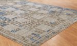 Ancient Boundaries Tunis TUN-08 Natural   Indigo Area Rug For Discount