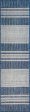 Trans Ocean Carmel 8435 33 Stripe Navy Area Rug by Liora Manne Cheap