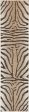 Trans Ocean Carmel 8431 12 Zebra Beige Area Rug by Liora Manne Fashion