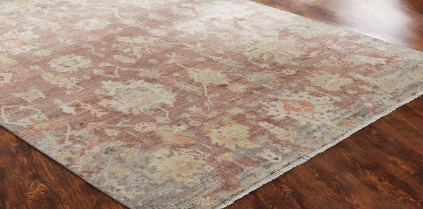 Ancient Boundaries Ancyra ANC-06 Soft Merlot Area Rug Online Sale