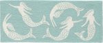 Trans Ocean Frontporch Mermaids Blue by Liora Manne Supply