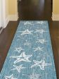 Trans Ocean Carmel 8415 04 Starfish Blue Area Rug by Liora Manne Online Sale