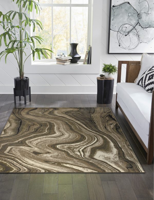 Trans Ocean Ashford 8133 16 Agate Green Area Rug by Liora Manne For Cheap