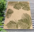 Trans Ocean Carmel 8439 06 Palm Green Area Rug by Liora Manne Discount