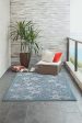 Trans Ocean Carmel 8415 04 Starfish Blue Area Rug by Liora Manne Online Sale