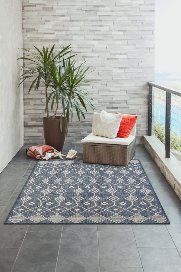 Trans Ocean Carmel 8447 33 Marrakech Navy Area Rug by Liora Manne Online