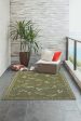 Trans Ocean Carmel 8440 06 Dragonfly Green Area Rug by Liora Manne on Sale