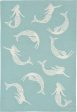 Trans Ocean Frontporch Mermaids Blue by Liora Manne Supply