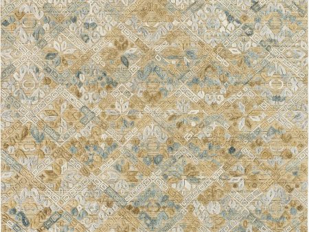 Ancient Boundaries Tunis TUN-10 Gold Area Rug Online Sale