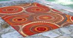 Trans Ocean Marina Circles Saffron Area Rug by Liora Manne Supply