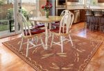 Trans Ocean Carmel 8440 24 Dragonfly Red Area Rug by Liora Manne Online Sale