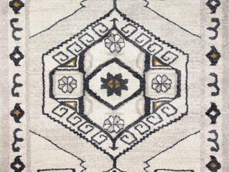 Bashian Aztec A162-BHA305 Beige Area Rug For Sale