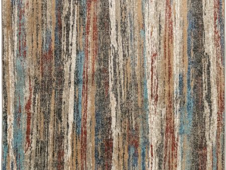 Trans Ocean Ashford 8136 44 Brushstrokes Multi Area Rug by Liora Manne Online Sale