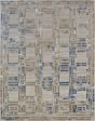 Ancient Boundaries Tunis TUN-08 Natural   Indigo Area Rug For Discount