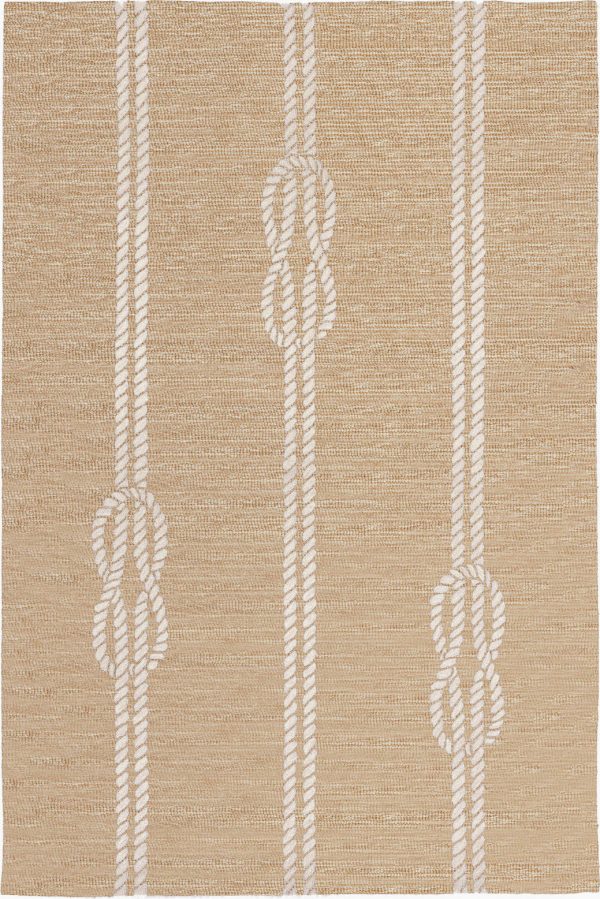 Trans Ocean Frontporch Ropes Ivory Cream by Liora Manne Sale