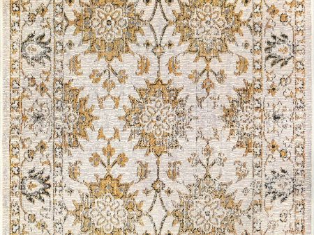 Trans Ocean Carmel 8418 12 Vintage Floral Natural Area Rug by Liora Manne Fashion