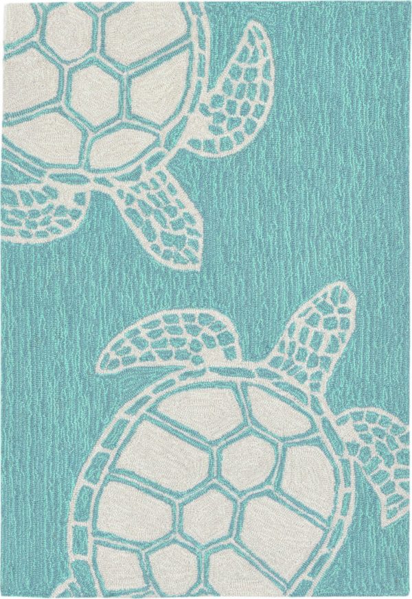 Trans Ocean Frontporch Turtle Blue by Liora Manne Fashion