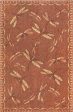 Trans Ocean Carmel 8440 24 Dragonfly Red Area Rug by Liora Manne Online Sale