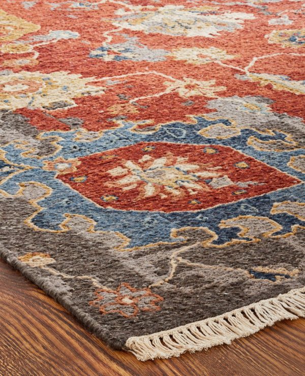 Ancient Boundaries Sena SEN-48 Scarlet Area Rug Supply