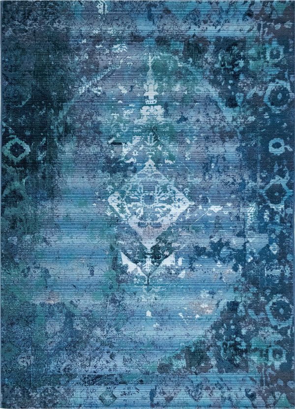 Trans Ocean Marina Kermin Blue Area Rug by Liora Manne Supply